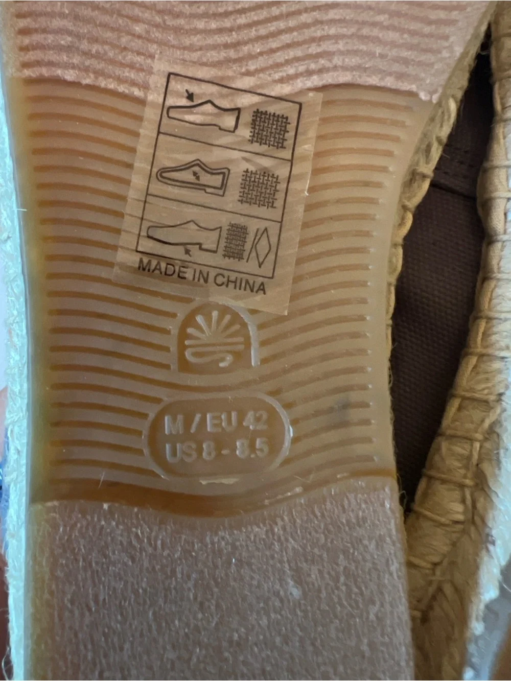 Soludos Mens Original Espadrille Embroidery Beer Ceniza Gray Sz 8-8.5 New